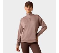 Women's 1/2 zip sweater Ariat Breathe Marron M