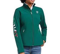 ARIAT Women's Classic Team Softshell Mexico Jacket Coat, Verde, Large