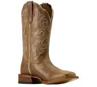 ARIAT womens County Lane Wide Square Toe Western Boot, Natural Tan, 6.5 X-Narrow