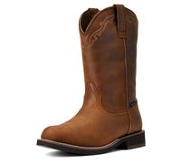 Ariat Delilah Waterproof Short Cowboy Leather Ankle Boot Brown Womens UK 3 - 8