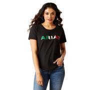 ARIAT Women's Viva Mexico Short Sleeve T-Shirt, Black