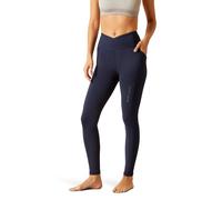 Ariat Women's EOS Chic Half Grip Riding Tights - Women's Horse Riding Leggings - Navy - Size: UK 8-10 (S)