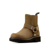 ARIAT womens Fatbaby Chelsea Harness Western Boot, Tan Suede, 7.5 X-Narrow