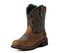 Ariat Women's Fatbaby Heritage Western Boot, Distressed Brown/Fudge, 8.5 UK