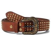 ARIAT Women's Gold Studded Western Belt, Large, Tan
