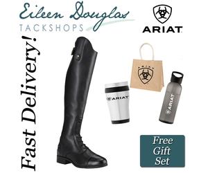 ARIAT WOMENS HERITAGE CONTOUR II LONG LEATHER RIDING COMPETITION BOOTS