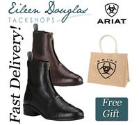 ARIAT WOMENS HERITAGE IV ZIP PADDOCK SHORT RIDING JODHPUR BOOTS