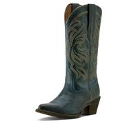 Ariat Womens Heritage J Toe Western Boot, Fresh Denim, 6 UK