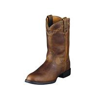ARIAT Women's Heritage Roper Western Boot, Distressed Brown, 9 Wide