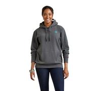 Ariat Women's Hooded Sweatshirt, Blue Heather, XS