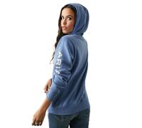 Ariat Women's Hooded Sweatshirt, Blue Heather, XS