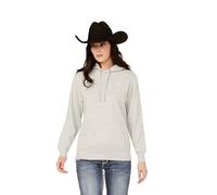 ARIAT Women's Hooded Sweatshirt, Grey, Medium