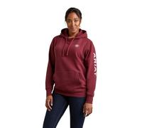 ARIAT Women's Hoodie Sweatshirt, Logo Zinfandel, Medium