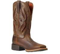 Ariat Women's Hybrid Rancher Venttek 360° Western Boot, Distressed TAN/Truffle, 8.5