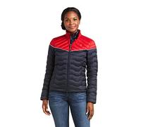 ARIAT Women's Ideal 3.0 Down Jacket Coat, Team Colorblock, XS