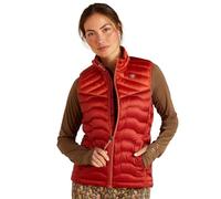 Ariat Women's Ideal Down Vest Coat, Iridescent Red Ochre/Burnt Bri, S