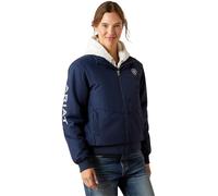 ARIAT Womens Insulated Water Resistant Stable Jacket II - Navy Blue