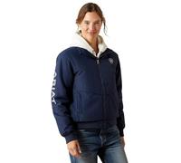 ARIAT Womens Insulated Water Resistant Stable Jacket II - Navy Blue