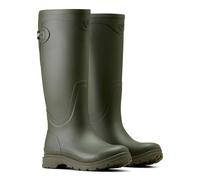 Ariat Womens Kelmarsh Rubber Rain Casual Boots Knee High Low Heel 1-2" - Green, Green, 8.5 UK