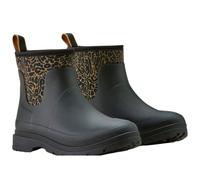 Ariat Women's Kelmarsh Shortie Rubber Boot in BLACK|OCELOT PRINT- uk 6