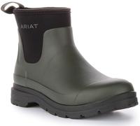 ARIAT Womens Kelmarsh Shortie Wellington Boots - Dark Olive Footwear UK Size - UK 4.5