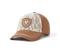 Ariat Women's Lace Crown Distressed Cap with Adjustable Velcro Closure