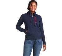 ARIAT Womens Logo Full Zip Sweatshirt 10037512 - Team