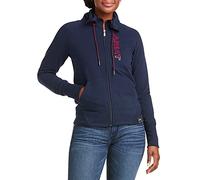 Ariat Womens Logo Full Zip Sweatshirt 10037512 - Team Black