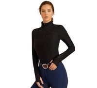 Ariat Women's Lowell 3.0 1/4 Zip Base Layer - Black