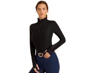 Ariat Women's Lowell 3.0 1/4 Zip Base Layer - Black