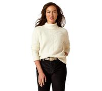 Ariat Women's Novato Sweater Sweatshirt, Vanilla Ice, XL