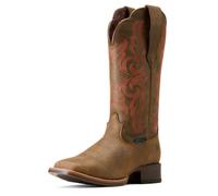 ARIAT Women's Primera StretchFit Waterproof Western Boot, Pebble, 7.5 Wide, Pebble Grey, 38 EU Weit