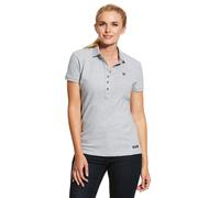 Ariat Women's Prix 2.0 Short Sleeve Polo - Light Grey - Size: UK18 (XL)