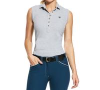 Ariat Women's Prix 2.0 Sleeveless Polo - Grey - Size: UK 8-10 (S)