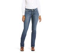 ARIAT Womens R.e.a.l. Mid Rise Arrow Fit Gianna Stackable Straight Leg Jean, Stryker, 31