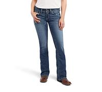 ARIAT Women's R.E.A.L. Mid Rise Stretch Entwined Boot Cut Jean