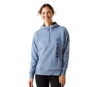 ARIAT Women's Rabere 2.0 Hoodie, China Blue Heather, Large