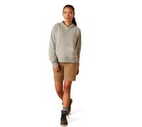 ARIAT Women's Rebar Lightweight Cropped Hoodie Hooded Sweatshirt, Mineral Red, Medium