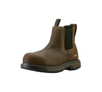 ARIAT Womens Riveter Chelsea Waterproof Composite Toe Work Boot Dark Brown (Dark Brown, 4 UK, UK Footwear Size System, Adult, Women, Numeric, Medium, 4)