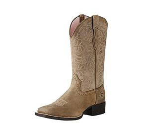 ARIAT Women's Round Up Remuda Western Boot, Brown Bomber, 3.5 UK