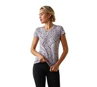 Ariat Snaffle Womens Short Sleeve T-Shirt - Lavender Heather Medium