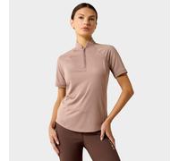 Ariat Women's Soquel ¼ Zip Short Sleeve Baselayer Antler, Antler M