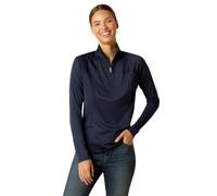 ARIAT Womens Sunstopper 3.0 Long Sleeve Baselayer - Navy Womens Size - M