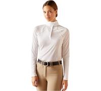 ARIAT Womens Sunstopper 3.0 Long Sleeve Show Shirt - White Womens Size - XL
