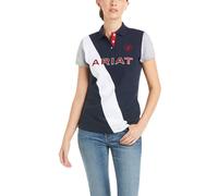 Ariat Women's Taryn Button Polo Shirt - Navy - Size: UK 8-10 (S)
