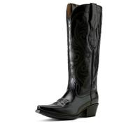 Ariat Womens Taytum X Toe Western Boot, Glossy Black, 8.5