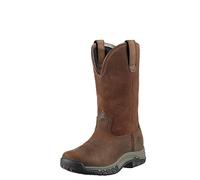 ARIAT Women's Terrain Pull on Waterproof Boot Western, Distressed Brown, 6.5 UK