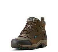 ARIAT Womens Terrain Waterproof Boots - Chocolate Camo Leopard - Breathable - All Day Cushioning insole