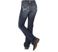 ARIAT Women's Wms R.e.a.l Md Rse Boot Entwined Marine Jean, Marine, 32 UK