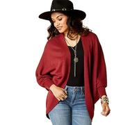 ARIAT Women's WMS Terra Cardigan SWTR Burnt Russet Sweater, XL